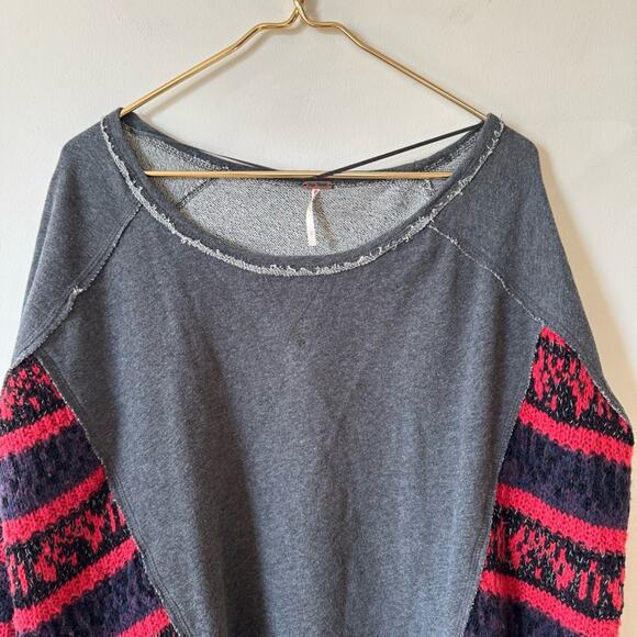 Free People Sinner Sweater Knit Sweatshirt S - Picture 8 of 11